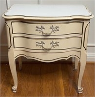 VTG French Provincial Style 2 Drawer Nightstand