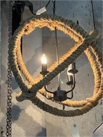 Large Rope Style Chandelier