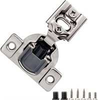 STIANC 50 Pack Soft Close Cabinet Hinges, 1/2 Inch
