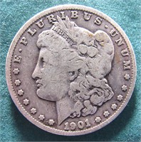 1901-0 U.S. MORGAN SILVER DOLLAR
