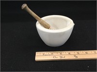 Antique pharmacy mortar and pestle