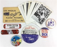 Vintage L. A. Dodgers Baseball Player Photos,