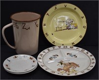 Vtg Western Dishes. Homer Laughlin, Marble Canyon