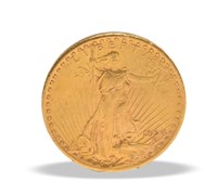 1924 Saint Gaudens $20 Gold Double Eagle AU