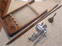 Glass front washboard and more
