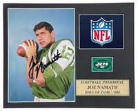 Joe Namath Autographed NY Jets Photograph