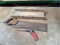 Hand Saw, Pistol Grip Saw & Wood Slot Saw Holder