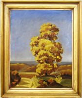 Edwin Fulwider 20x16 O/B Autumn Tree