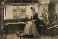 After Percy Moran 'Day Dreams' Engraving