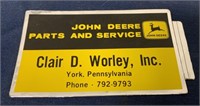 John Deere Service Sticker