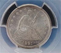 1891-S Quarter PCGS MS 63