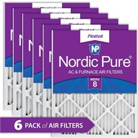 12x24x1 in. MERV 8 Air Filters (6-Pack)