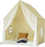 ULN - Large Kids Play Tent - Beige Castle