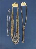 Parati New York necklace and matching earrings,