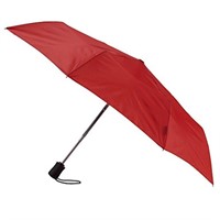 Lewis N. Clark Automatic Travel Umbrella, Red,