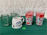 Collectible Coca-Cola Mugs& Plastic Tumblers