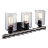 DSI 3-Light Faux Wood Vanity Shade