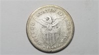 1909 S Philippines 20 Centavos