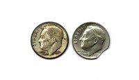 1957 and 197? Roosevelt Dimes