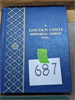 1959 and Up Lincoln Penny Album