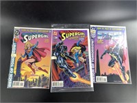 3 DC comics Supergirl and Steel