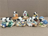 Vintage Mary's Moo Moo Lot of 7 Figurines