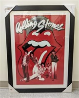 Framed Record/Art "Rolling Stones"