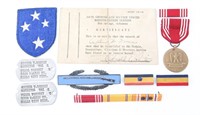 WWII US ARMY 23rd INFANTRY DIVISION NAMED GROUPING