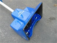 Battery powered snow shovel, with battery