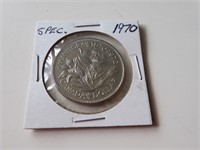 1870 1970 Manitoba Canada Dollar Coin