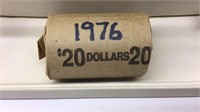 OF) ROLL OF 1976 DOLLAR COINS-