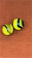 19/32” & 5/8” Peltier Bumble bees mint - w/ as