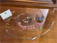 Necklace, Bracelets, Earrings, etc