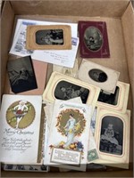 vintage paper and tin pictures