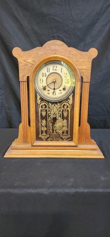 Antq 1900's Ingraham Atlanta Clock-WORKS