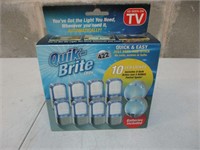 New Box of 10 Quick Brite LED Lights