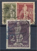 GERMANY BERLIN #9N, #38 & #42 USED FV