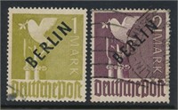 GERMANY BERLIN #9N17-9N18 USED VF