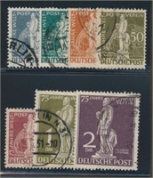 GERMANY BERLIN #9N35-9N41 USED FINE-VF