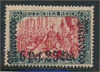 GERMANY OFFICES MORROCCO #44 MINT FINE H