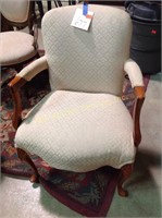 Upholstered armchair. Height 33 inches