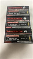 Winchester 17 WIN SUPER MAG AMMO (150 rounds)