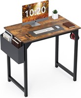 Small Computer Desk  31-Inch  Rustic  Home Office