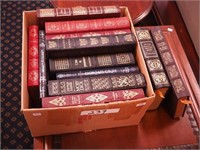 Box of leatherbound classics from Easton Press