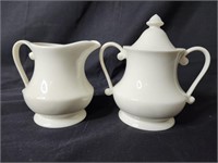 Vintage Cream & Sugar Bowl Set Glassware
