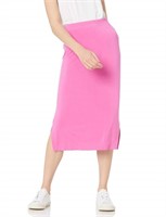 Essentials Women's Pull-On Knit Midi Skirt (Avail