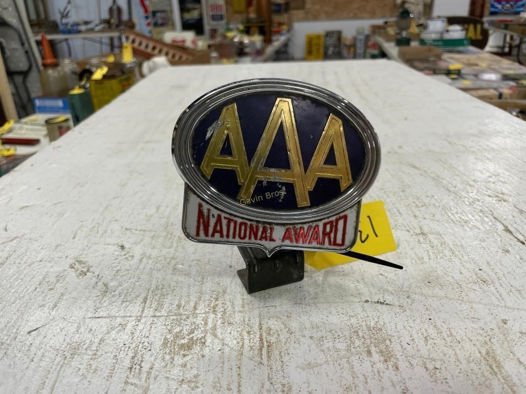 Triple AAA  License Plate Topper