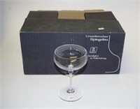 Set of six Spiegelau stemmed cocktail glasses