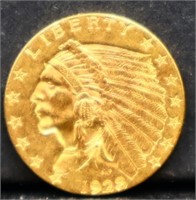 1928 $2.5 gold coin