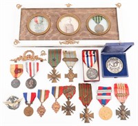 WWI - COLD WAR FRENCH MILITARY MEDALS